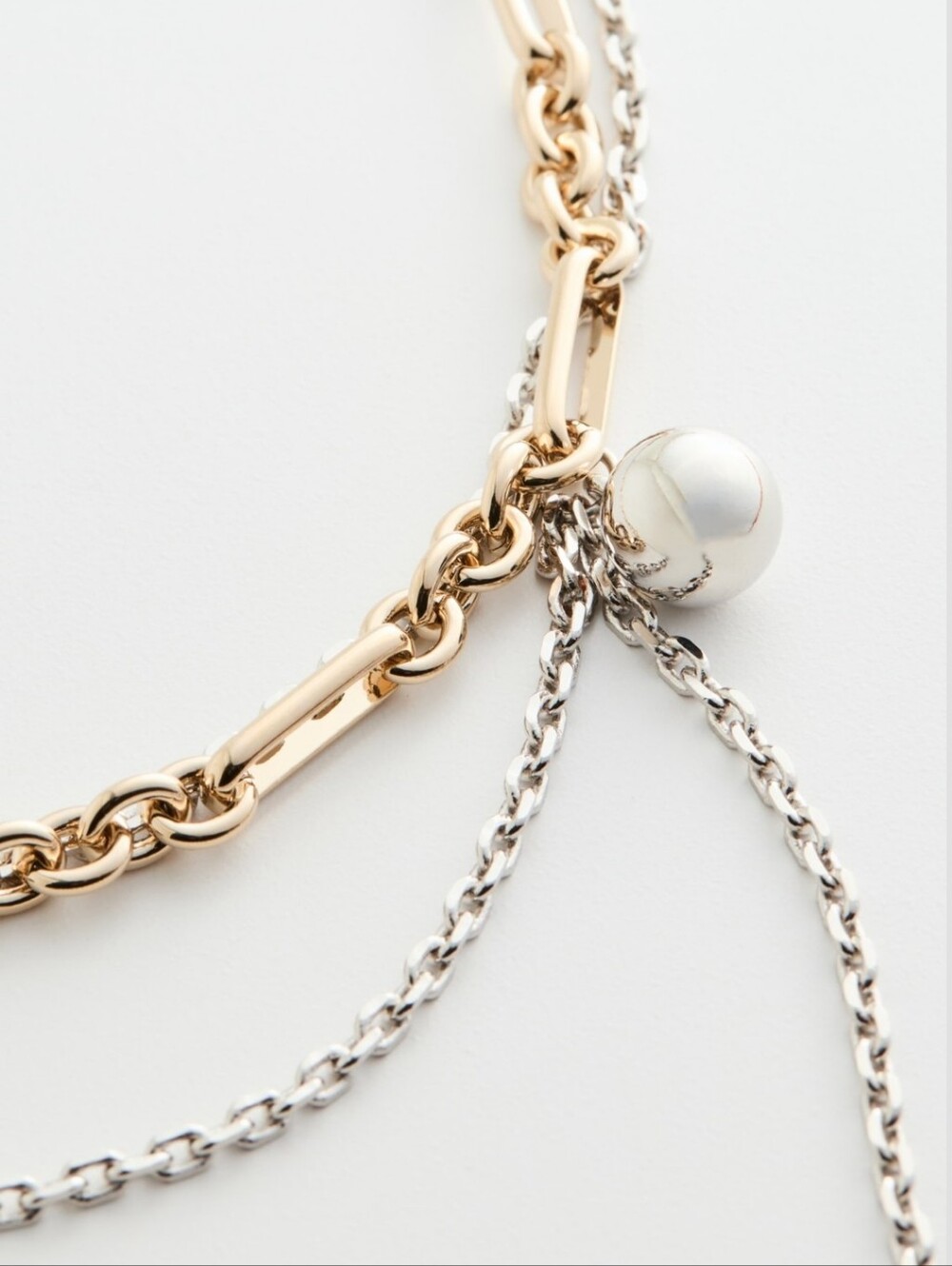 Justine Clenquet Rachel Necklace 24k Gold Plated, Charms & Chains, EUC With Box - Picture 5 of 9